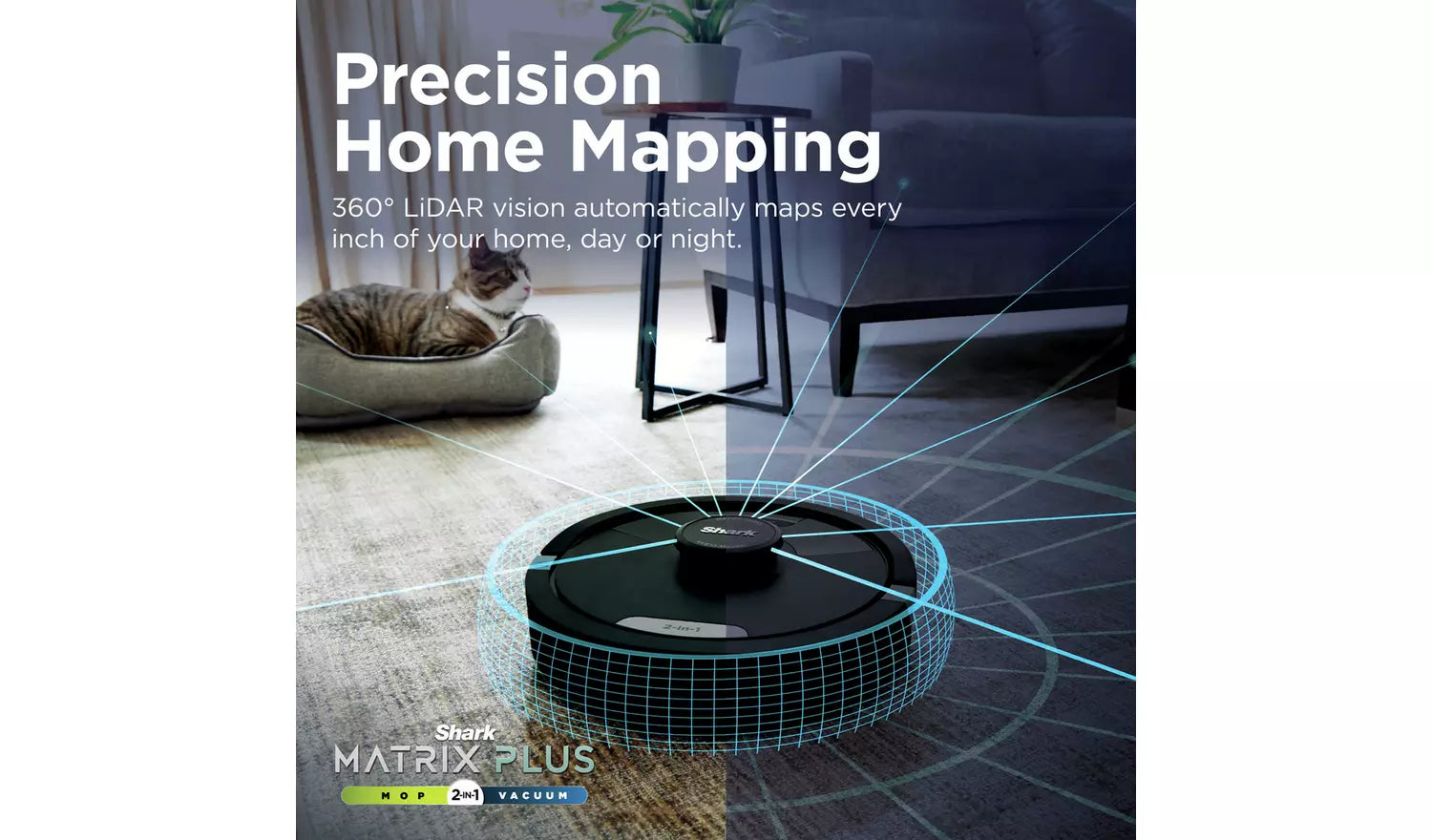 Matrix Plus - 2-in-1 Robot Vacuum Shark